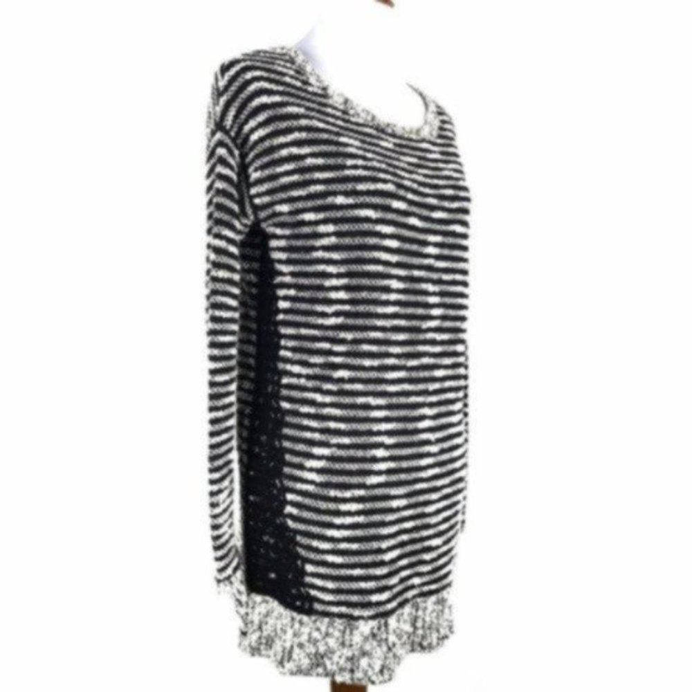 Anthropologie Moth Tunic Sweater Dress Lace Trim
